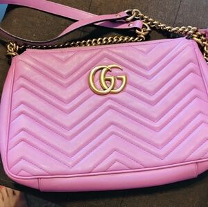 Gucci Pink Marmont Crossbody W/COA EUC